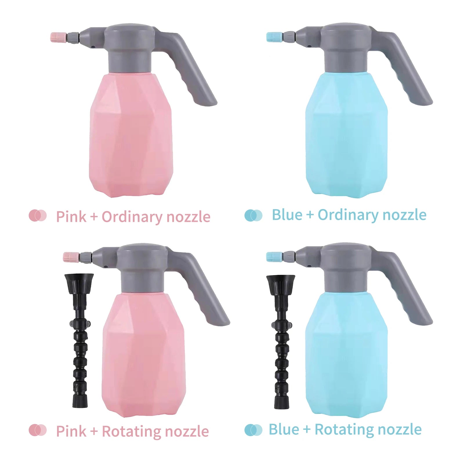 2L USB Handheld Automatic Garden Sprayer Electric Plant Mister Spray Bottle Watering Can Spritzer Adjustable Spout Plant Tools
