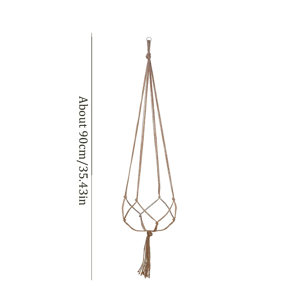 Plant Hanger Rope After Balcony Accessories Hanging Flowerbed Pot Garden Decorations Pots for Plants Suspension Flower Flowerpot