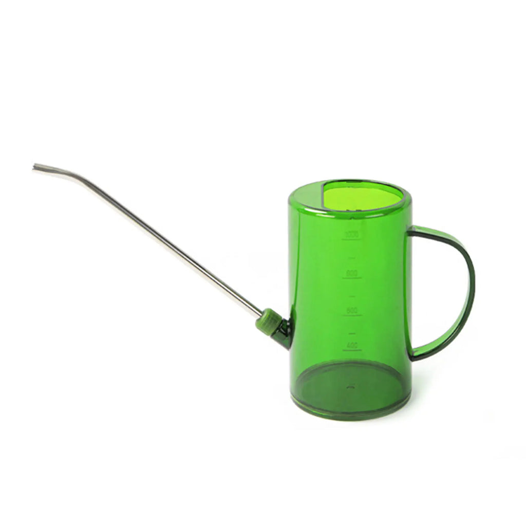 1L/1.5L Indoor Plants Watering Can Transparent Detachable Stainless Steel Long Spout Watering Can for Flower Pot Garden Tools