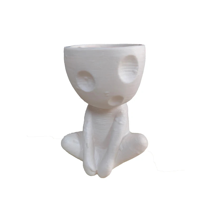 Creative Tree Elves Planter Pot Gardening Pot Small Plant Holder Plant Flower Pots for Indoor Plants Balcony Decoration Ornament