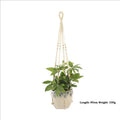 Hanging Plant Handmade Macrame Plant Hanger Flower Pot Planter Hanger Wall Decor Courtyard Garden Hanging Planter Hanging Basket
